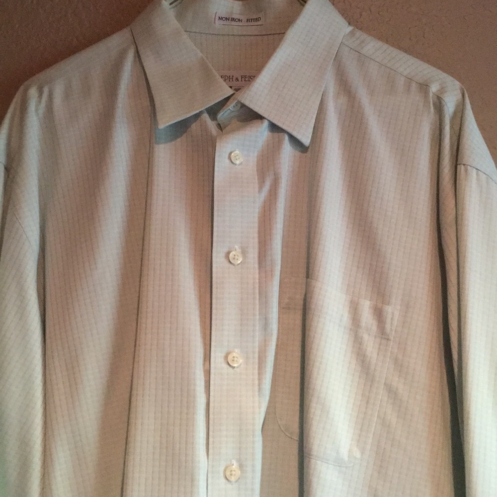 Pale green dress shirt